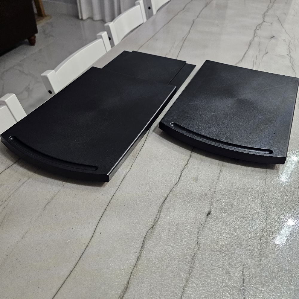 Countertop Sliding tray for small kitchen appliances set of 2